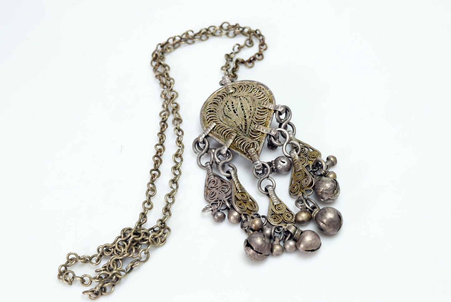 Yemeni silver necklace
